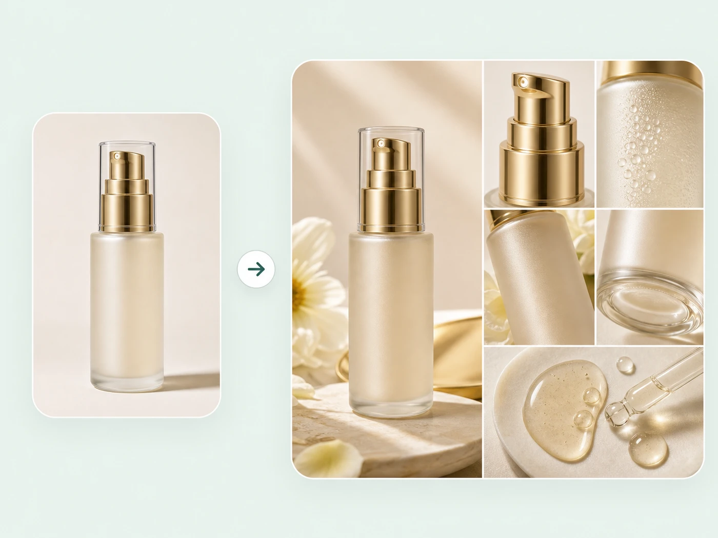 AI workflow cover for generating ecommerce product image sets