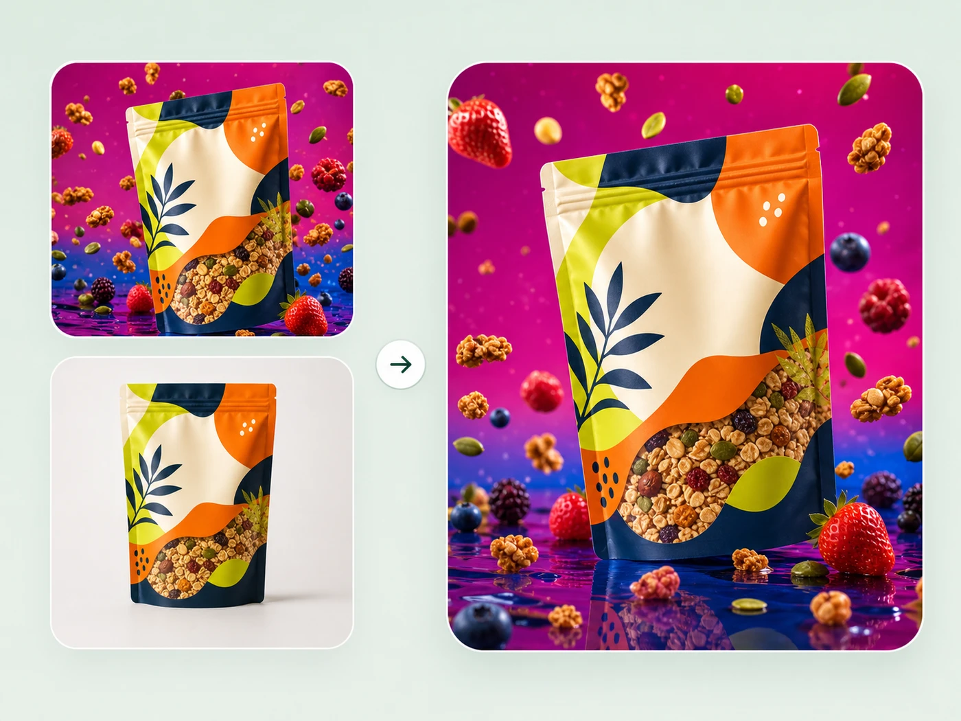 AI workflow cover for reference-style ecommerce product images
