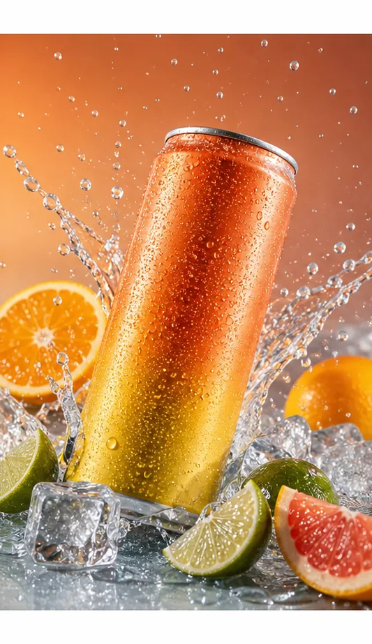 AI drink product ecommerce image