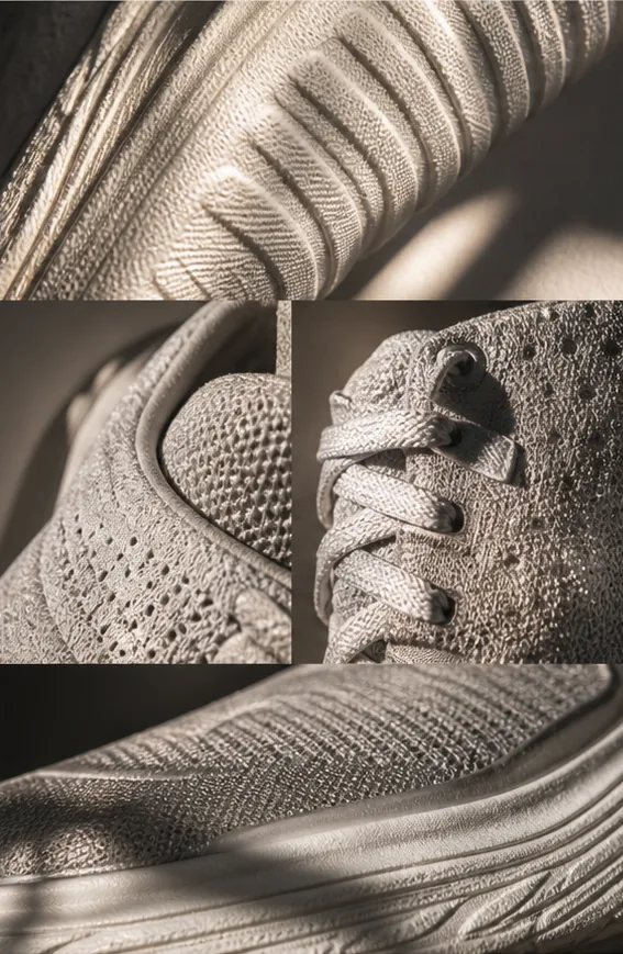 AI running shoe ecommerce detail image