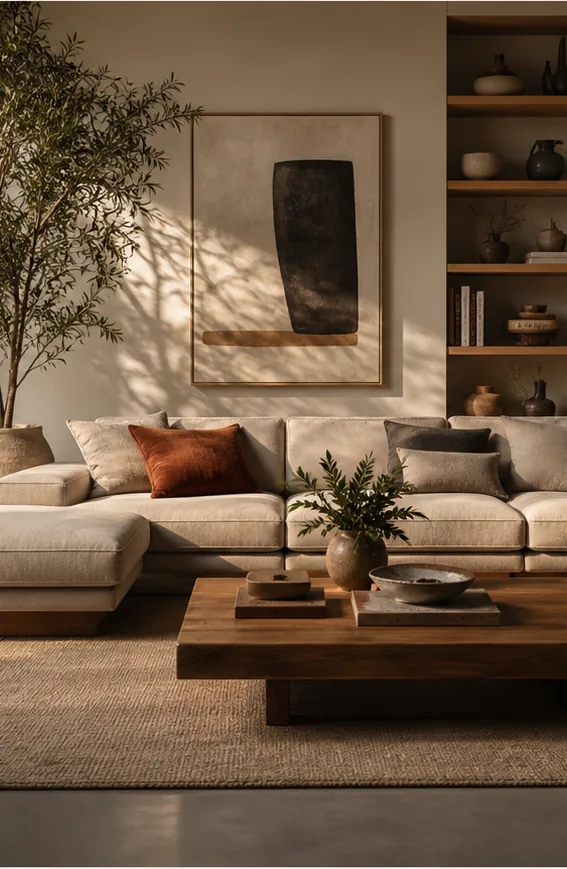 AI interior room product edit image